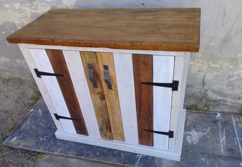 rustic kitchen cabinet